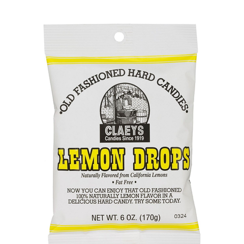 Claeys Lemon Old Fashioned Drops-Half Nuts-Half Nuts