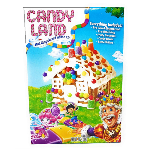 Candy Land Mini Gingerbread House Kit-Half Nuts-Half Nuts