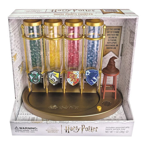 Jelly Belly Harry Potter House Points Counter Talking Dispenser-Half Nuts-Half Nuts
