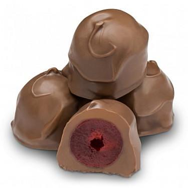 Milk Chocolate Covered Cherries-Manufacturer-Half Nuts