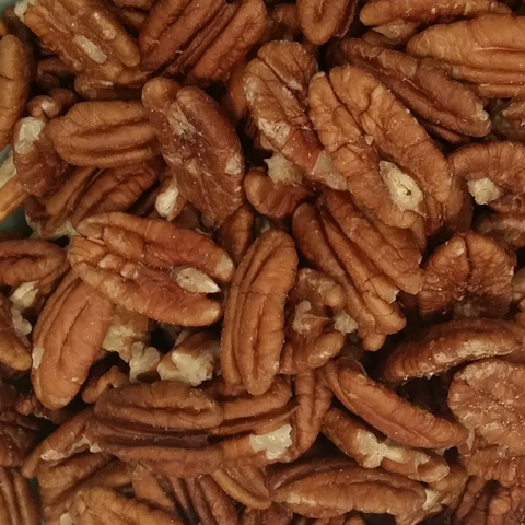 Pecans - Roasted, Unsalted-Manufacturer-Half Nuts