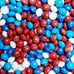 America Mix Skittles (Red, White and Blue)-Half Nuts-Half Nuts