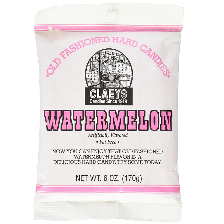Claeys Watermelon Old Fashioned Drops-Half Nuts-Half Nuts