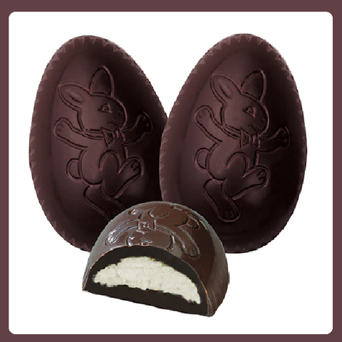 Gertrude Hawk Dark Chocolate Coconut Custard Egg-Half Nuts-Half Nuts