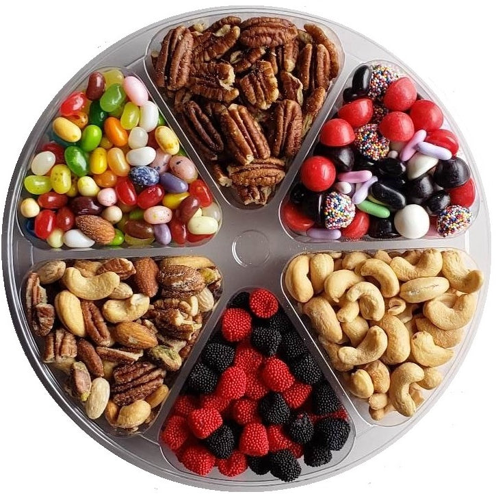 Jelly Belly and Nuts Gift Tray-Half Nuts-Half Nuts