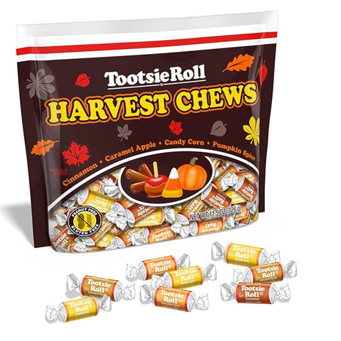 Tootsie Roll Harvest Chews-Half Nuts-Half Nuts