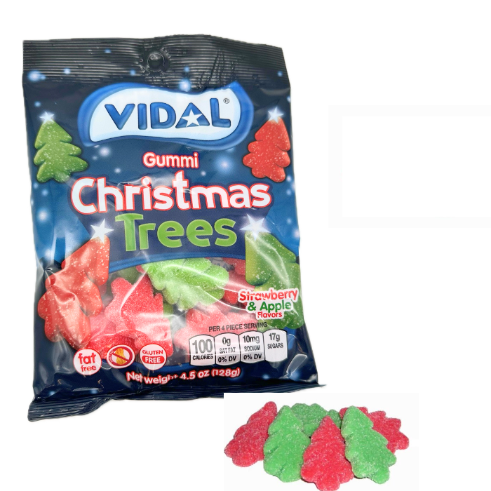 Vidal Gummi Christmas Trees-Half Nuts-Half Nuts