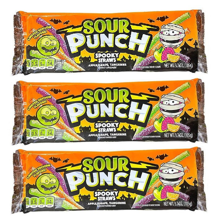 Sour Punch - Spooky Straws-Half Nuts-Half Nuts