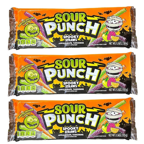 Sour Punch - Spooky Straws-Half Nuts-Half Nuts