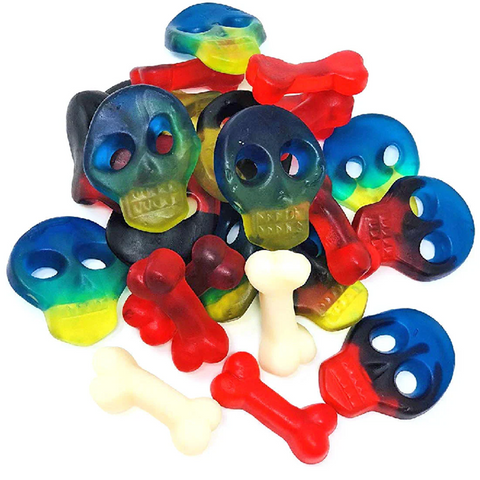 Gummi Skulls and Bones-Half Nuts-Half Nuts