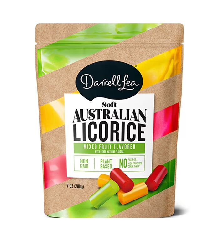 Darrell Lea® Mixed Fruit Licorice-Half Nuts-Half Nuts
