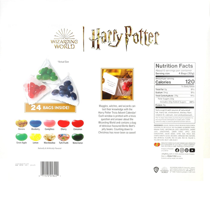 6.7 oz. Harry Potter™ Trivia Advent Calendar