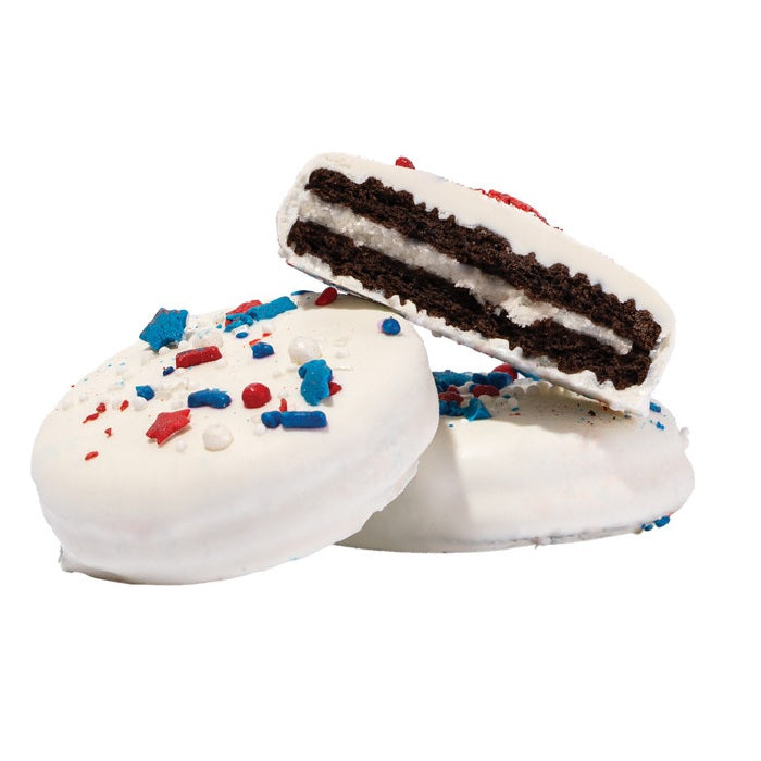 Firecracker Yogurt Double Stuffed Oreo® Cream filled Cookie-Half Nuts-Half Nuts
