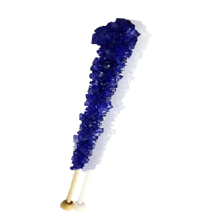 Rock Candy - Blueberry Crystal Stick-Manufacturer-Half Nuts