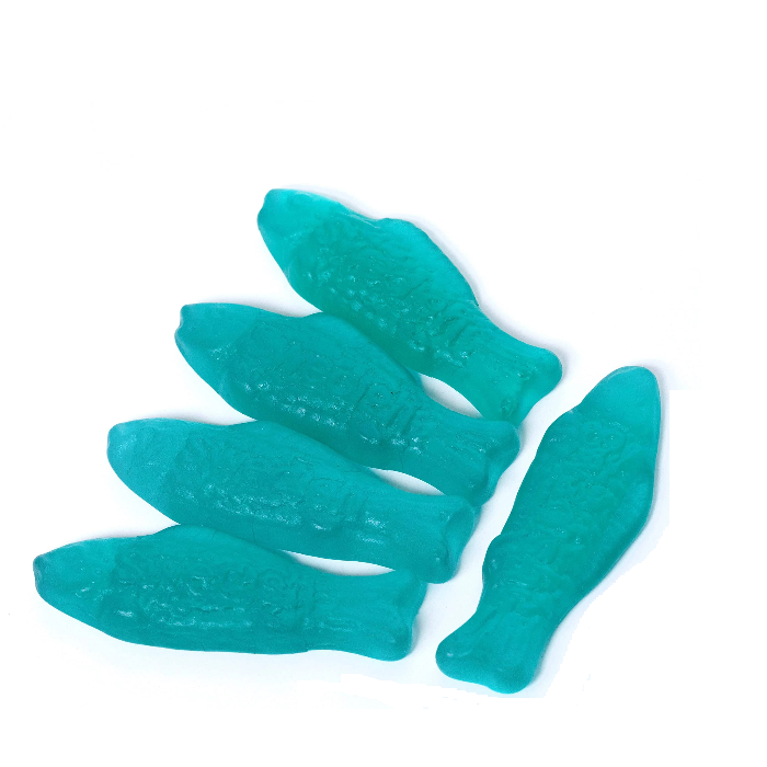 Swedish Fish - Blue Raspberry Lemonade-Half Nuts-Half Nuts