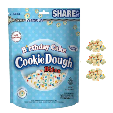 Birthday Cake Cookie Dough Bites-Half Nuts-Half Nuts