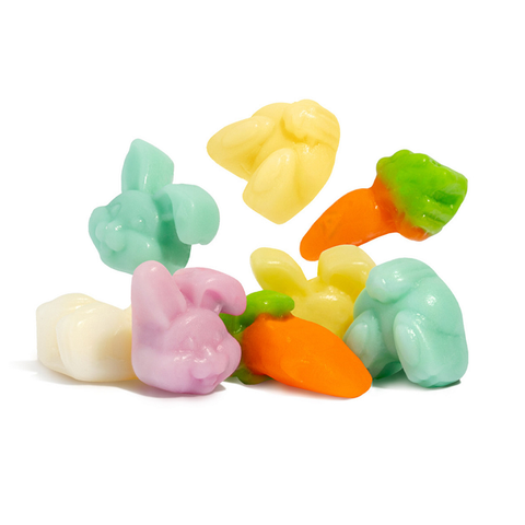 Cottontail Gummi Mix-Half Nuts-Half Nuts