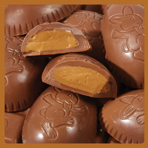 Gertrude Hawk - Milk Chocolate Peanut Butter Egg-Half Nuts-Half Nuts