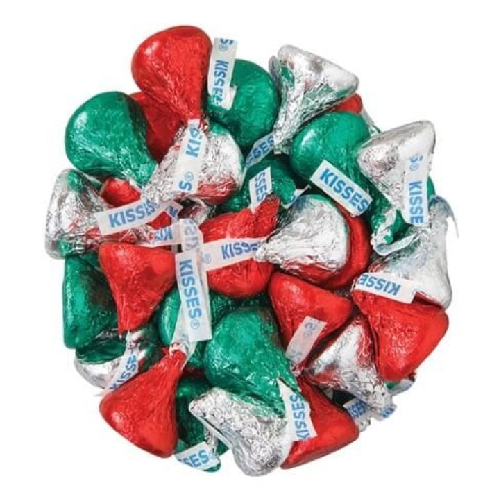 Christmas Hershey Kisses-Half Nuts-Half Nuts