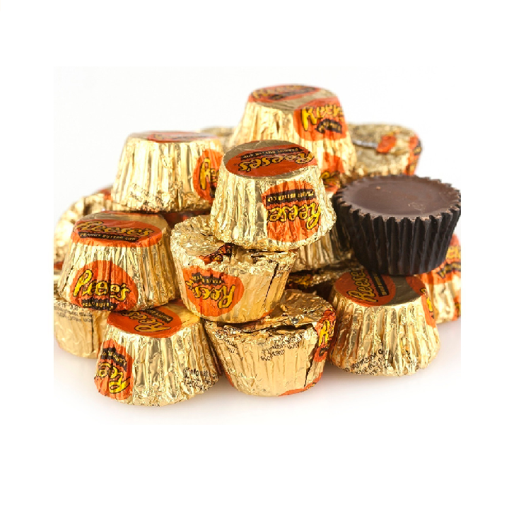 Mini Reeses Peanut Butter Cups-Half Nuts-Half Nuts