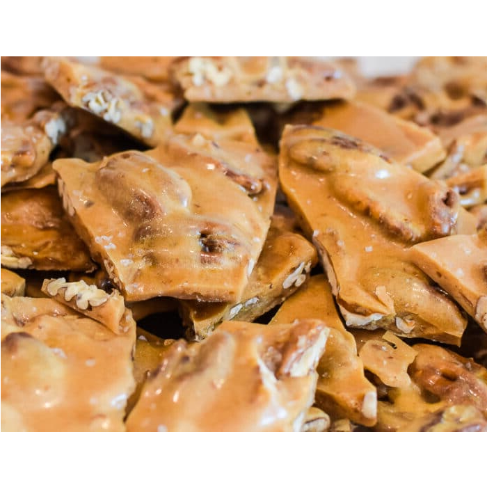 Pecan Brittle-Half Nuts-Half Nuts