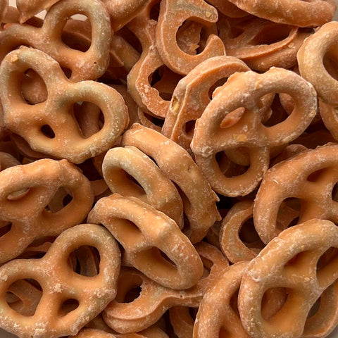 Pumpkin Spice Yogurt Pretzels-Half Nuts-Half Nuts