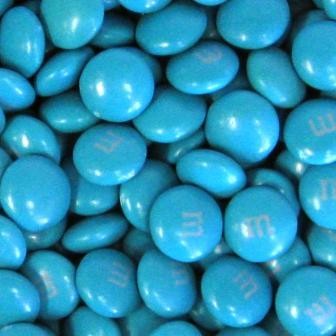 M&Ms - Light Blue – Half Nuts