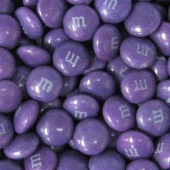 M&Ms - Purple-Manufacturer-One Pound-Half Nuts