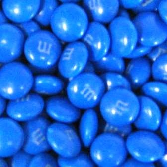 M&Ms - Blue-Manufacturer-One Pound-Half Nuts