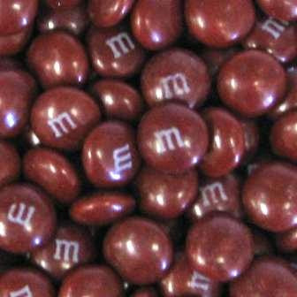 M&Ms - Maroon-Manufacturer-One Pound-Half Nuts