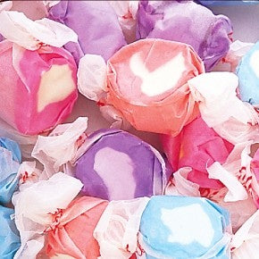 Taffy Town Berries and Cream Salt Water Taffy-Half Nuts-Half Nuts