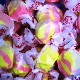 Taffy Town Strawberry Banana Salt Water Taffy-Half Nuts-Half Nuts