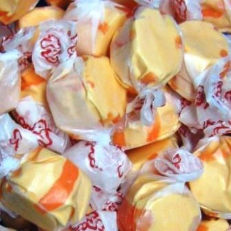 Taffy Town Orange Salt Water Taffy-Half Nuts-Half Nuts