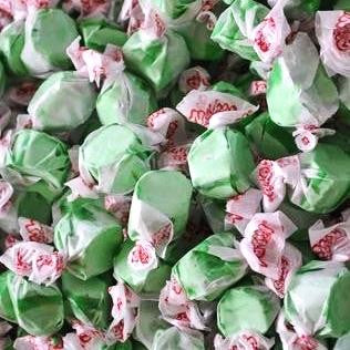 Taffy Town Green Apple Salt Water Taffy-Half Nuts-Half Nuts