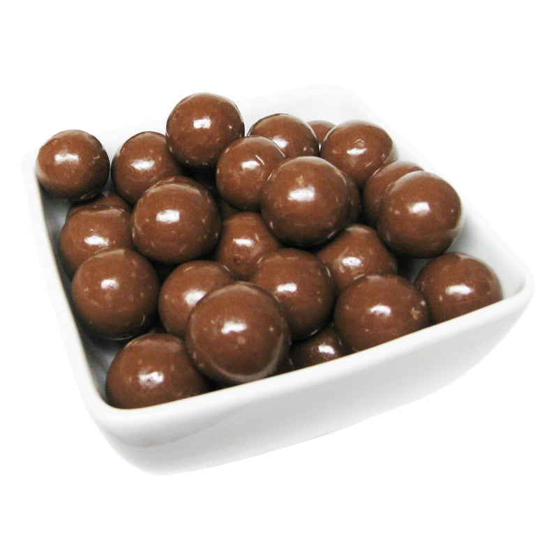 Double Dipped Milk Chocolate Malt Balls – Half Nuts