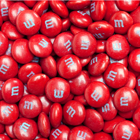 M&Ms - Red-Manufacturer-One Pound-Half Nuts