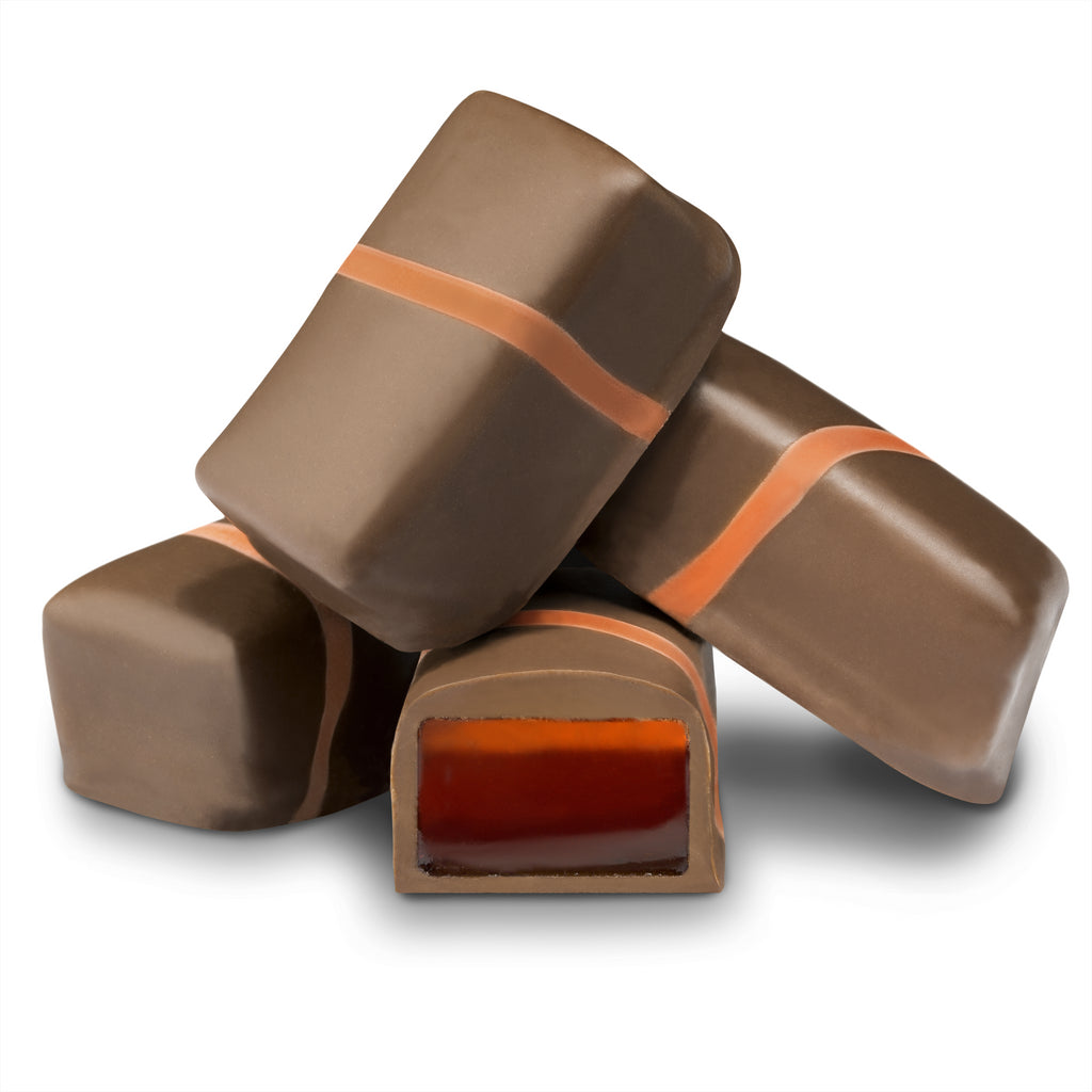 Sugar Free Milk Chocolate Orange Jellies-Manufacturer-Half Nuts