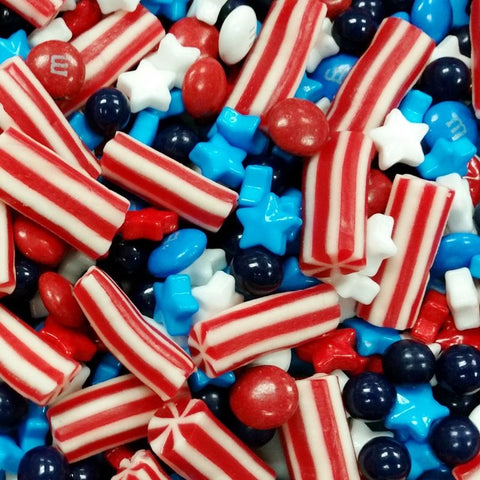Patriotic Americana Mix-Half Nuts-Half Nuts
