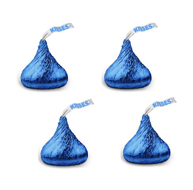Hershey Kisses Dark Blue Foiled-Half Nuts-Half Nuts