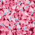 Hershey Kisses Pink Foiled-Half Nuts-Half Nuts