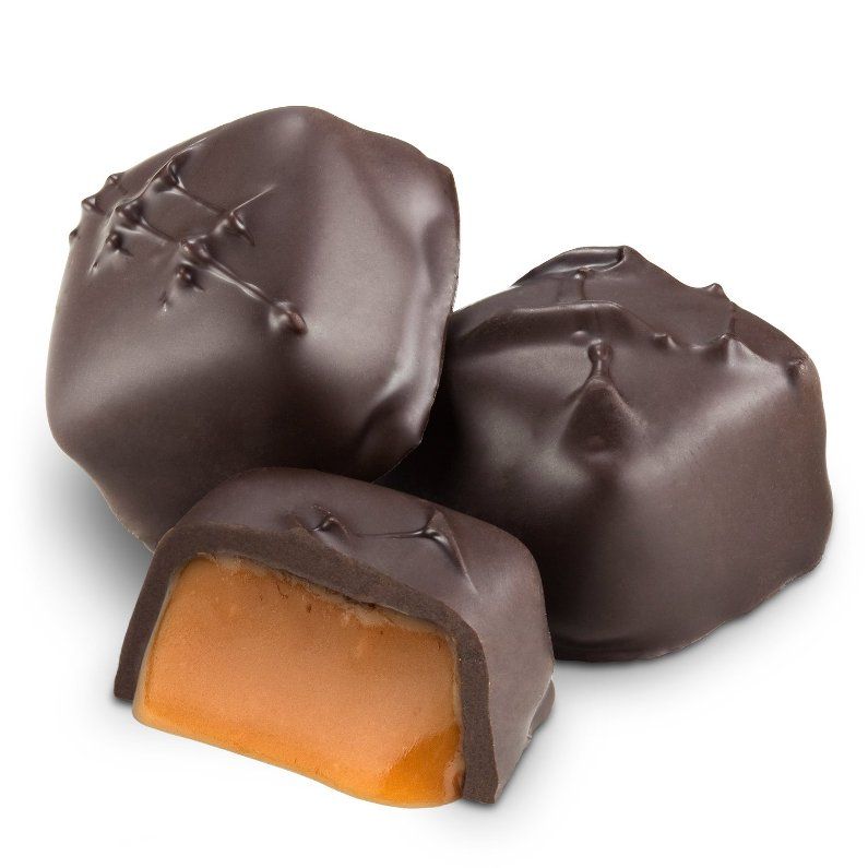 Dark Chocolate Vanilla Caramels-Manufacturer-Half Nuts