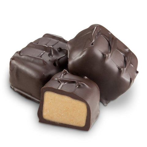 Dark Chocolate Peanut Butter Meltaways-Manufacturer-Half Nuts
