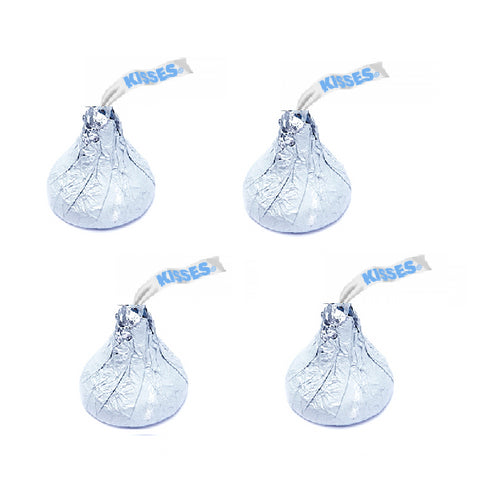 Hershey Kisses Silver Foiled-Half Nuts-Half Nuts