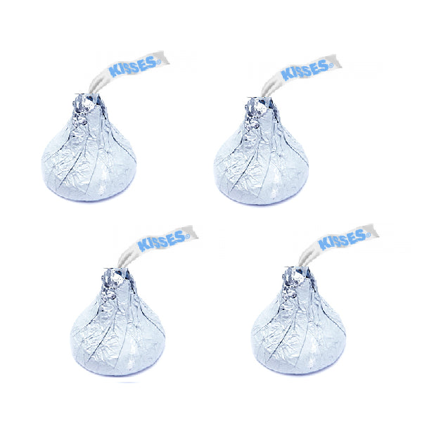 Hershey Kisses White Foiled-Half Nuts-Half Nuts