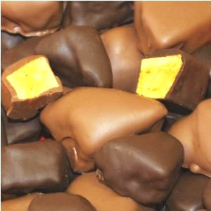 Dark Chocolate Angel Food Sponge Candy-Manufacturer-Half Nuts