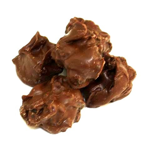 Sugar Free Milk Chocolate Raisin Clusters-Manufacturer-Half Nuts