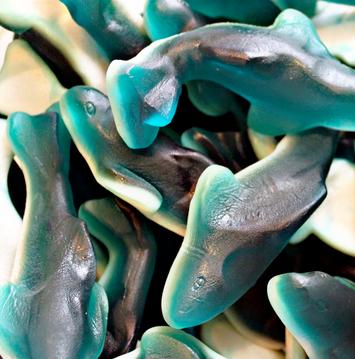 Gummi Sharks-Manufacturer-Half Nuts