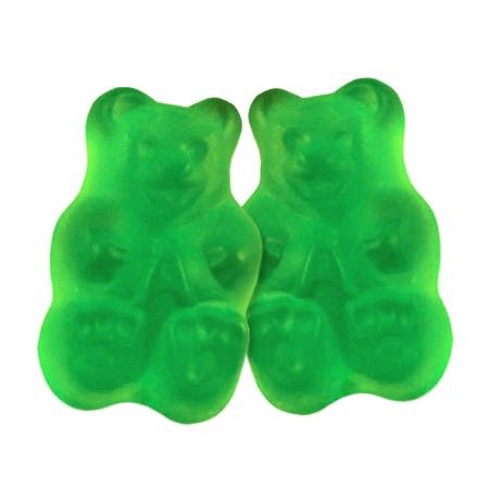 Gummi Bears - Granny Smith Green Apple-Manufacturer-Half Nuts