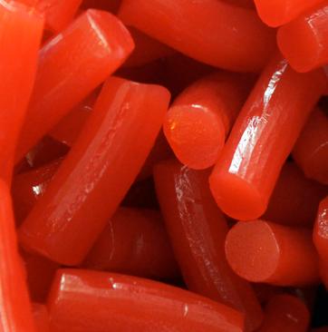 Soft Strawberry Licorice Logs-Manufacturer-Half Nuts