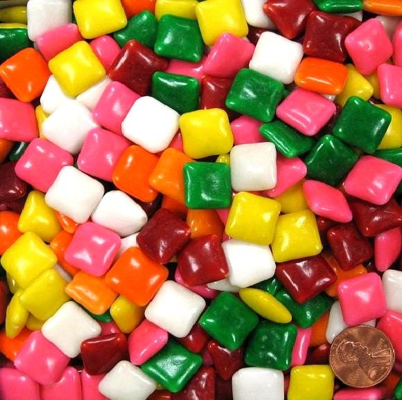 Chiclets Gum - Original-Manufacturer-Half Nuts